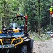 Epileptischer Anfall auf Forststraße