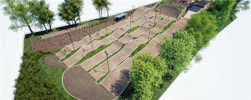 Seit Längerem wird die BMX-Bahn in Kolbermoor neu geplant. Nun gibt es einen ersten Entwurf, der zeigt, wie sie bald aussehen könnte.Foto  SV-DJK Kolbermoor