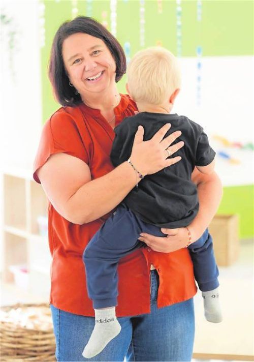 Spielkameradin und oft auch Seelsorgerin: Nicole Peters muss in ihrem Job viele Rollen ausfüllen. Foto KIRSTEN NEUMANN/DPA-TMN