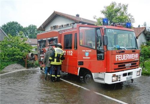 Stets zur Stelle, wenn Hilfe benötigt wird: hier bei einem Hochwassereinsatz.