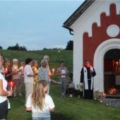 Lichterprozession zur Sailer-Kapelle