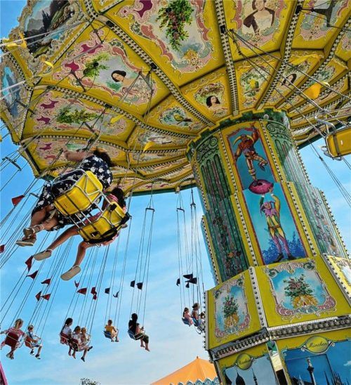 Tradition pur: Manche Fahrgeschäfte gibt es jedes Jahr. Foto Wildauer