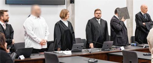 Ugur T. (Zweiter von links) und Dejan B. (Zweiter von rechts) wurden wegen des Mordes an der hochschwangeren Alexandra R. aus Nürnberg zu lebenslangen Haftstrafen verurteilt. Foto dpA