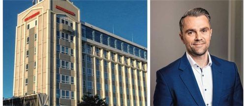 Was bleibt vom ehemaligen Kathrein-Werk (links)? Rechtsanwalt Michael Verken versucht als vorläufiger Insolvenzverwalter, den Betrieb am Laufen zu halten. Foto RE/Anchor