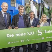 Der blaue Star auf Schienen