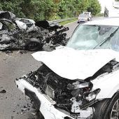 Drei Verletzte bei Kollision im Ammertal