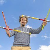 Der Lehrer, der nicht nur mit Zahlen jongliert