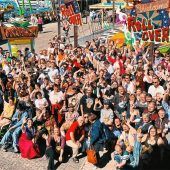 Auf der Wiesn mit der Sonne um die Wette gestrahlt
