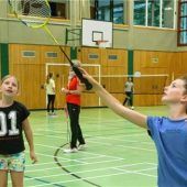 Blitzschneller Federball