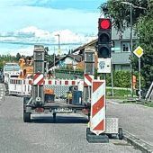 Vorarbeiten für die Sanierung der Chiemseestraße laufen