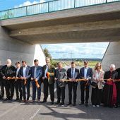 Ein historischer Moment und symbolischer Akt: Nach 13 Jahren Bauzeit ist die Westtangente fertig