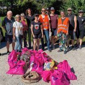 67 Kilo Müll weniger in den Traunauen