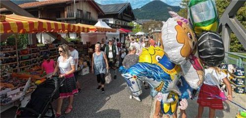 Am Marktsonntag, 7. September, präsentieren in Aschau wieder 100 Aussteller ihre Angebote. Foto H. Reiter
