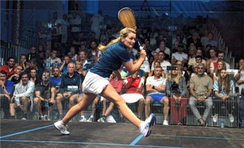 Astrid Reimer-Kern ist Ü35-Europameisterin im Squash. Foto re