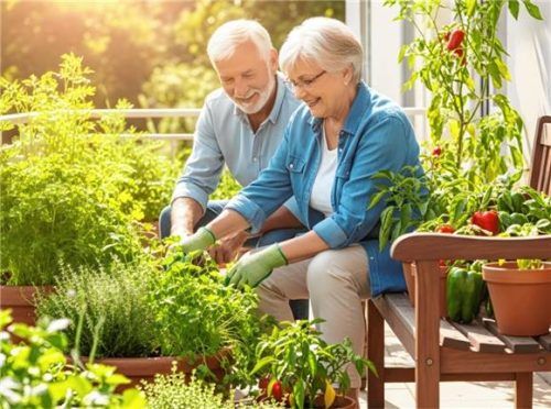 Auch in kleinen Gärten lassen sich Obst, Gemüse oder Kräuter anbauen. Foto istock