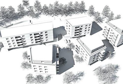 Auf dem Gelände der ehemaligen Essigfabrik in Wasserburg entsteht neuer Wohnraum. Blaupause Entwicklungs GmbH