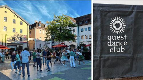 Bei einem Open-Air-Tanzevent in Rosenheim verschwand am Donnerstag, 4. September, rätselhaft eine Vereinsdecke des Kolbermoorer Quest Dance Club. Foto Quest Dance Club