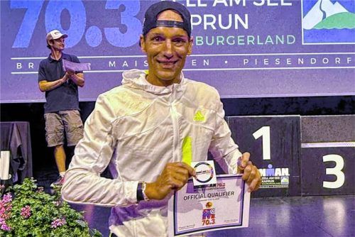 Damit hätte er selbst nicht gerechnet: Fabian Mottl qualifizierte sich bei einem Wettkampf Ende August für die Weltmeisterschaft 2026 in Nizza. Foto re