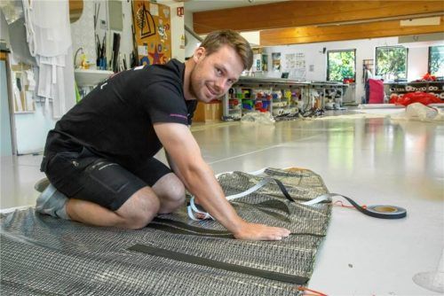 Daniel Fritz ist Segelmacher in dritter Generation. Foto Anita Berger