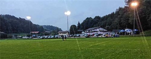 Das Sportplatzgrundstück des TSV Bad Endorf am Ströbinger Hang, das in der Gemeinderatssitzung als Lösungsidee für neuen Wohnraum diskutiert wurde.Foto Re