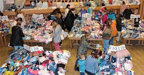 Den beliebten Kinderkleidermarkt wird es nach Auflösung des Vereins in dieser Form nicht mehr geben. Foto eder