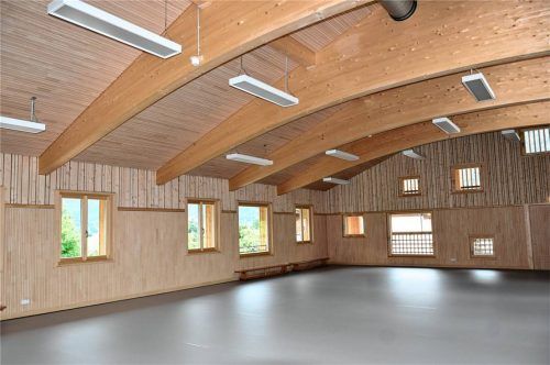 Der neue Turnraum in der Schule kann jetzt auch von Dritten gemietet werden. Foto Wunderlich