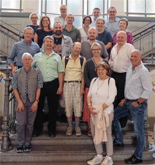 Die ehemaligen Schüler der Klasse 1c. Foto re