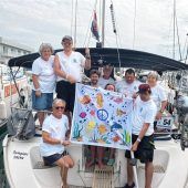 Ein Bürgermeister als Skipper bei der Friedensflotte