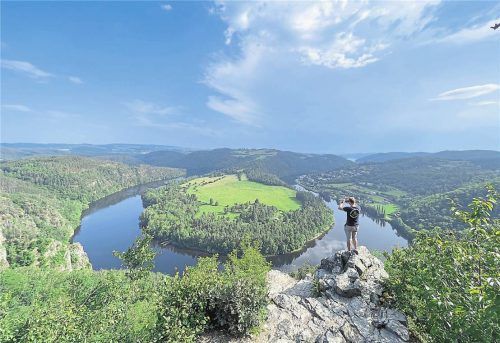 Die Moldauschleife: zu finden zwischen den Gemeinden Zduchovice und Solenice. Fotos Barbara schaefer