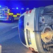 Heftiger Unfall auf der B304