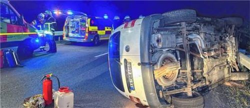 Die Unfallstelle nahe des Weilers Penzing. Foto Barth
