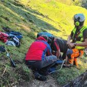 Urlauberin beim Wandern verletzt