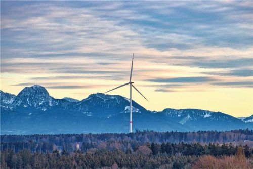 Eine Führung am Windrad Riedholz gibt es am 14. November. Foto re