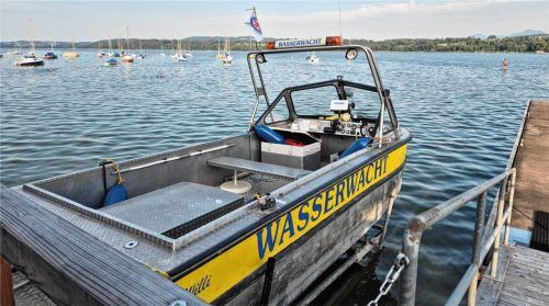 Fertig zum Einsatz: Das Boot ist für Notfälle bereit. Foto Magdalena Aberle