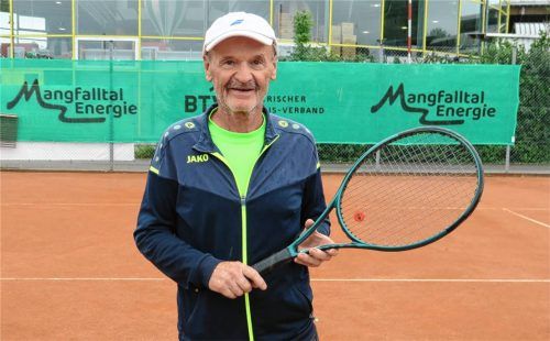 Georg Manhart ist auch mit 71 Jahren noch erfolgreicher Filzball-Jäger. Fotos baumann