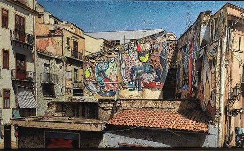 Gerhard Prokop: „Via Nunzio Nasi in Palermo“.Fotos riedl