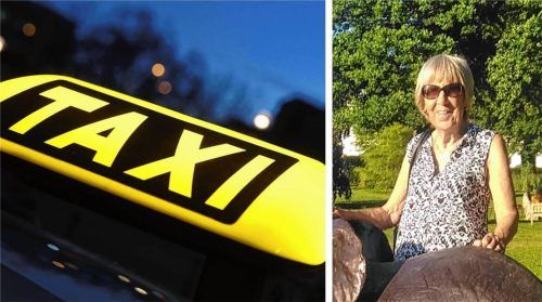 Gisela Wittmann (81) will die neuen Konditionen des Aiblinger Behinderten- und Seniorentaxis nicht akzeptieren und hat eine Unterschriftenaktion gestartet. Fotos dpa/privat