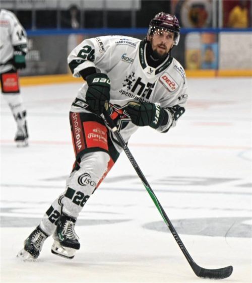 Gute Vorbereitung: Dominik Kolb führt die vierte Sturmreihe an und hat zwei junge Spieler an seiner Seite.Foto Marinus Obermaier