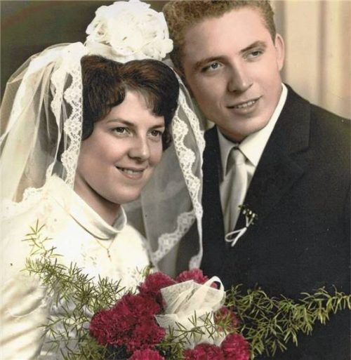 Herman und Maria „Mary“ Thusbaß feiern diamantene Hochzeit. Foto emk
