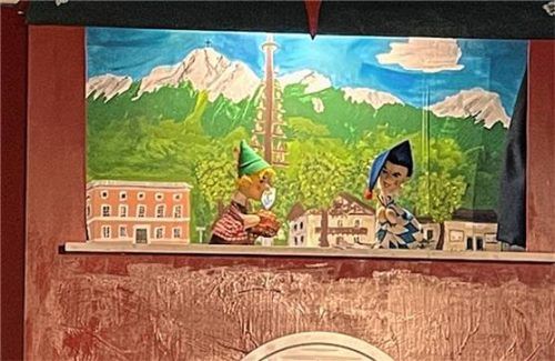 Kasperl und Seppl gehen in dem Stück auf Gespensterjagd. Foto Kirchner