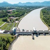 Dämme am Innkraftwerk Rosenheim werden erhöht