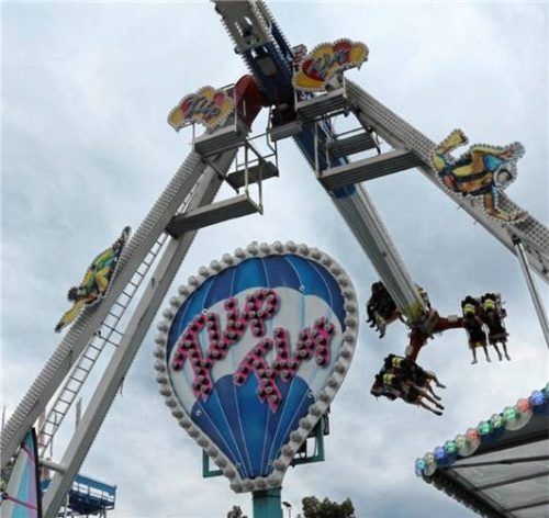Nichts für schwache Nerven: Der „Flip Fly“ sorgt für mächtig Bauchkribbeln. Foto Magdalena Aberle