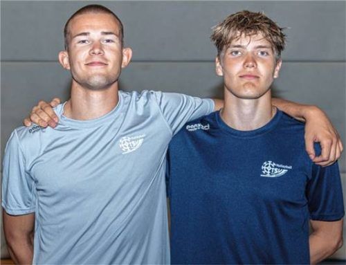 Oliver Wachtel (rechts) und Leo Rester sind hoffnungsvolle Nachwuchstalente, die als Neuzugänge zum TSV Mühldorf stoßen.Foto Fabian Bartsch