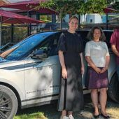 Schonstetter freut sich über ein Wochenende mit Luxus-SUV