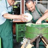 300 Kilogramm Kohlköpfe gehobelt