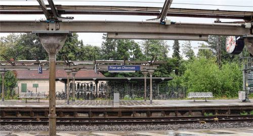 Der Bahnhof Prien.