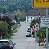 Autofahrer etwas zu schnell unterwegs