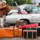 Ausgefallene Rundungen und ein riesiger Löschwassertank: Ungewöhnliche Oldtimerparade zum Herbstfestabschluss in Haag