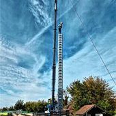 Ganz oben auf dem Chieminger Biertragerl-Turm