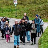 Unterwössner Grund- und Mittelschüler räumen auf